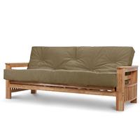 jasmin 2 seater futon victoria mink deluxe mattress