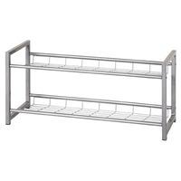 janus 2 tier metal shoe rack