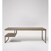Jakob coffee table in mango wood & aged steel