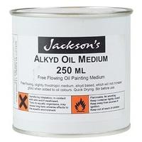 Jacksons Alkyd Oil Medium : fast-drying to thin oil colour : 250ml