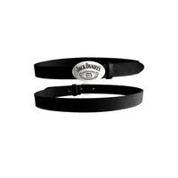 jack daniel\'s BT230214JDS-XL - JACK DANIEL\'S Black Belt with Classic Old No. 7 Metallic Silver Oval Belt Buckle, Extra Large(BT230214JDS-XL)