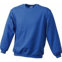 James & Nicholson JN040 Round Neck Heavyweight Sweatshirt royal Size L