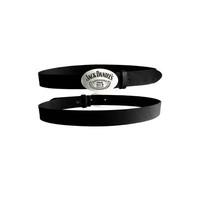 jack daniel\'s BT230214JDS-S - JACK DANIEL\'S Black Belt with Classic Old No. 7 Metallic Silver Oval Belt Buckle, Small (BT230214JDS-S)