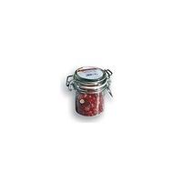 Jar of Red Glass Beads