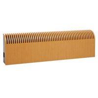 Jaga Knockonwood Horizontal Wooden Cased Radiator Beech Veneer (H)550 mm (W)1400 mm