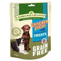 James Wellbeloved CrackerJacks Dog Treats  Fish - Saver Pack: 3 x 225g