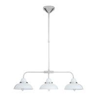 Jasper Pendant Light 3 Light WhiteChrome