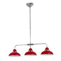 Jasper Pendant Light 3 Light RedChrome