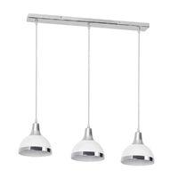 jasper pendant light 3 shades white shadechrome