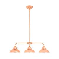 jasper 3 pendant light copper finish