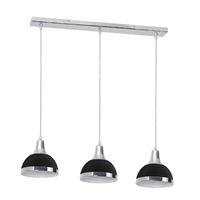 jasper pendant light 3 shades black shadechrome