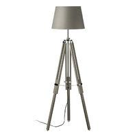 Jasper Floor Lamp Tripod Base Grey