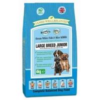 James Wellbeloved Junior Large Breed Fish and Rice Dry Mix 4 kg