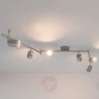 Jarne bright LED ceiling light, 6-bulb