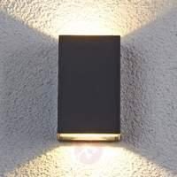 Jale LED outdoor wall light made of aluminium