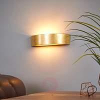 Jasin - wall light with a golden surface