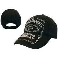 jack daniels adjustable cap with classic distressed old no 7 white log ...