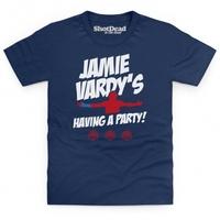 Jamie Vardy\'s Having A Party Kid\'s T Shirt