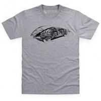 Jaguar E Type Cutaway T Shirt