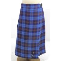 Jamespringle Weavers Size 10 Sea Toned Woolen Tartan Kilt