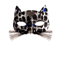 Jaguar White & Black Spots Mask