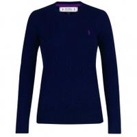 Jack Murphy Ashling Crew Neck Sweater, Heritage Navy, 10