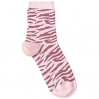 Jack Murphy Powder Room Socks, Rose Zebra, UK4-UK7