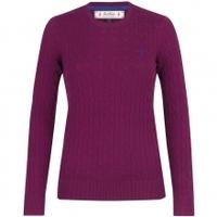 Jack Murphy Ashling Crew Neck Sweater, Purple Willow, 12