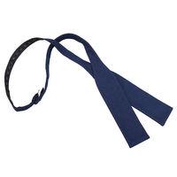 JA Panama Cashmere Wool Navy Blue Batwing Self Tie Bow Tie