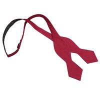 JA Panama Silk Tango Red Pointed Self Tie Bow Tie