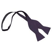 JA Panama Silk Dark Purple Thistle Self Tie Bow Tie
