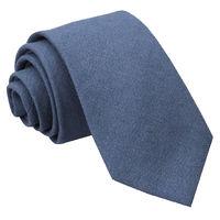 JA Hopsack Linen Dark Blue Slim Tie