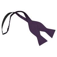 JA Panama Silk Cadbury Purple Thistle Self Tie Bow Tie