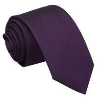 JA Panama Silk Cadbury Purple Skinny Tie