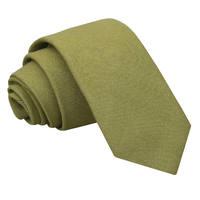 JA Ottoman Wool Olive Green Tie