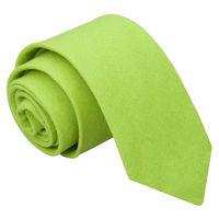 JA Hopsack Linen Lime Green Slim Tie