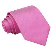 JA Herringbone Silk Fuchsia Pink Tie