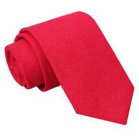 JA Hopsack Linen Red Slim Tie