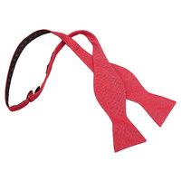 JA Ottoman Wool Watermelon Red Thistle Self Tie Bow Tie