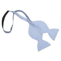 JA Panama Silk Light Blue Butterfly Self Tie Bow Tie