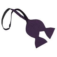 JA Panama Silk Cadbury Purple Butterfly Self Tie Bow Tie