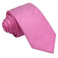 JA Herringbone Silk Fuchsia Pink Slim Tie