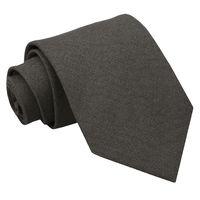 JA Hopsack Linen Dark Olive Tie