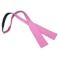 JA Herringbone Silk Fuchsia Pink Batwing Self Tie Bow Tie