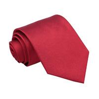 JA Herringbone Silk Red Tie