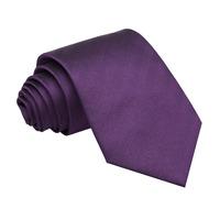 JA Herringbone Silk Purple Tie