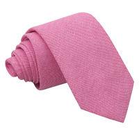 JA Chambray Cotton Amaranth Pink Slim Tie