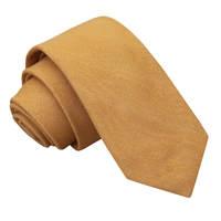 JA Ottoman Wool Honey Gold Slim Tie