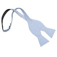 JA Panama Silk Light Blue Thistle Self Tie Bow Tie