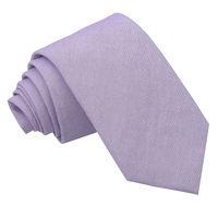 JA Chambray Cotton Lilac Slim Tie